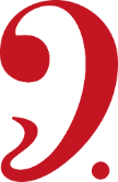 Logo bassschlussel Rot